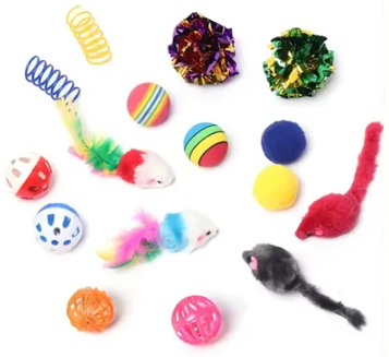 Set de Juguetes Para Gatos